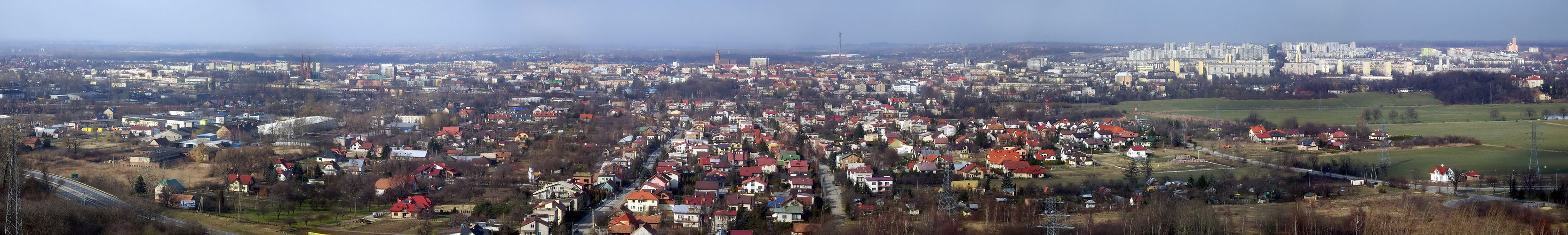 Tarnów panoráma képe - a kép a Wikipédia szabd terjesztésű licensze alá tartozik