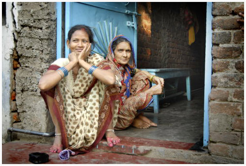 India rejtett mosolya I. (részlet a kiállításból) - Gaya - fotósorozat
